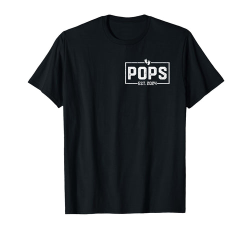 Pops Est 2024 Pops 2024 Logo New T-Shirt - Casual Everyday Wear Unisex - T-Shirt, Sweatshirt, Hoodie