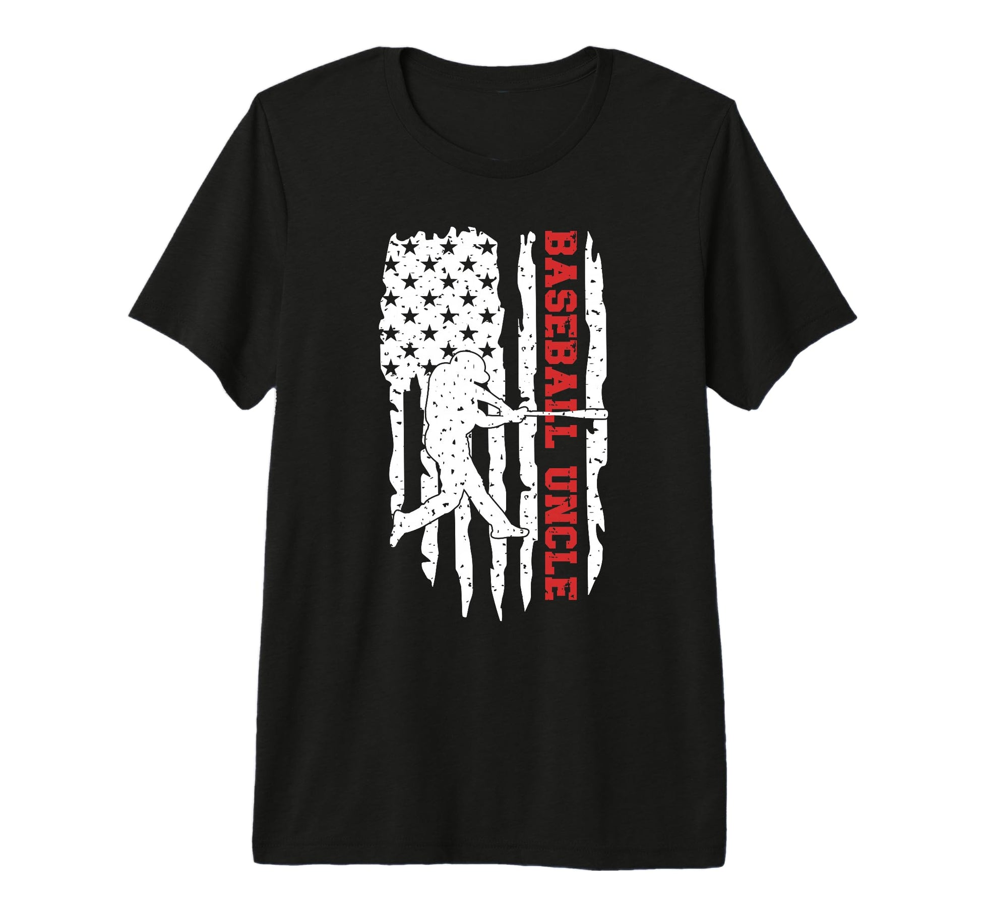 Mens Baseball Uncle Us Flag Uncle T-Shirt - Fun Novelty Design Men Women - T-Shirt, Sweatshirt, Hoodie