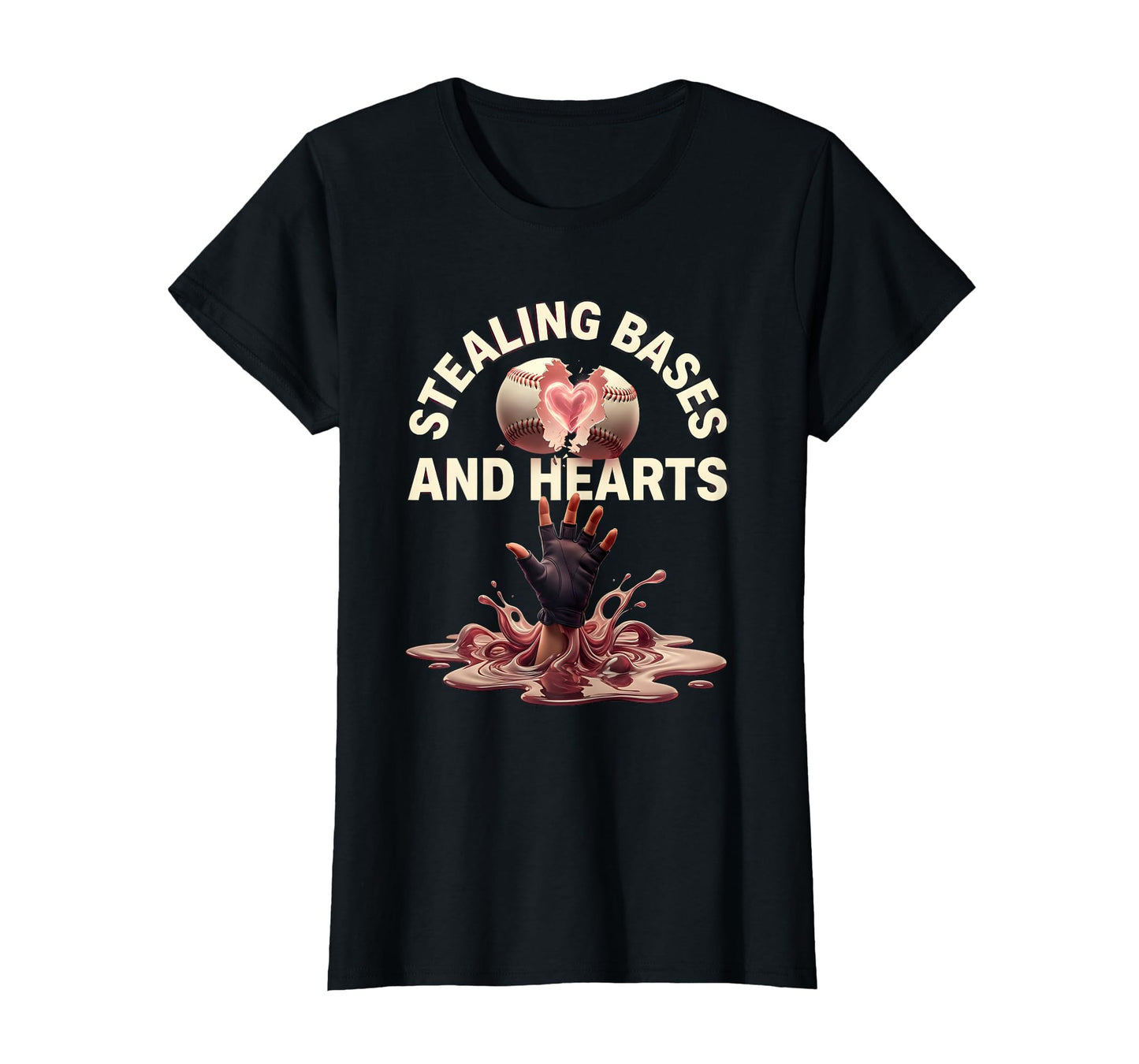 Stealing Bases And Hearts Baseball T-Shirt - Streetwear Style Men Women - T-Shirt, Sweatshirt, Hoodie