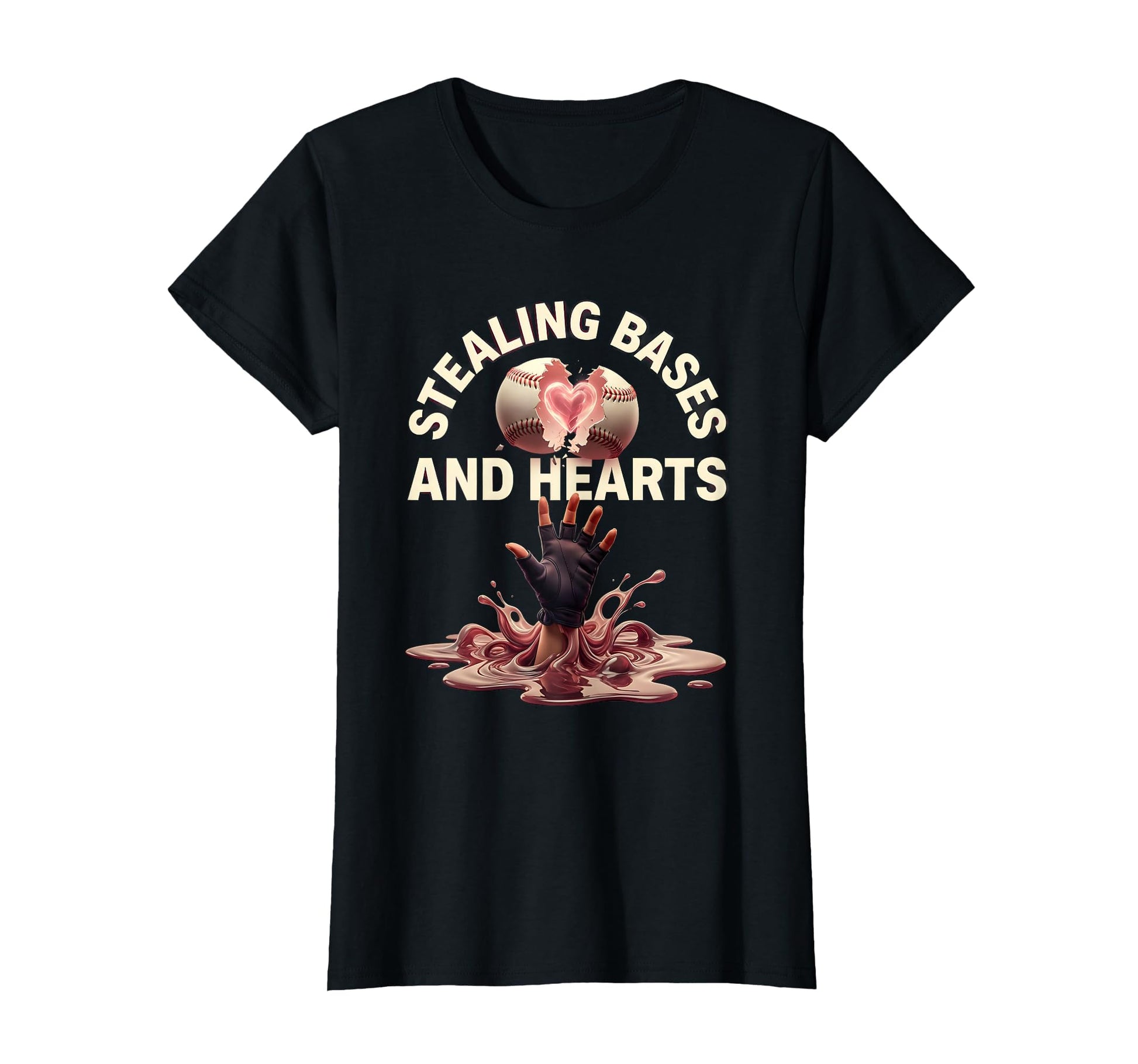Stealing Bases And Hearts Baseball T-Shirt - Streetwear Style Men Women - T-Shirt, Sweatshirt, Hoodie