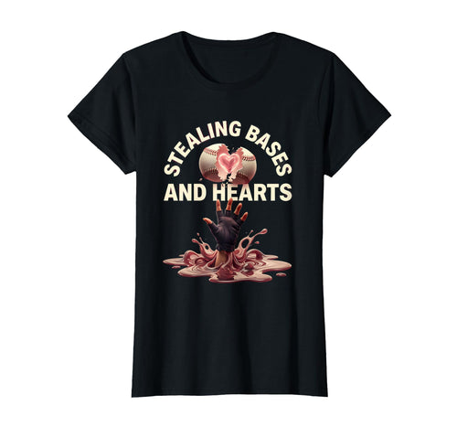 Stealing Bases And Hearts Baseball T-Shirt - Streetwear Style Men Women - T-Shirt, Sweatshirt, Hoodie