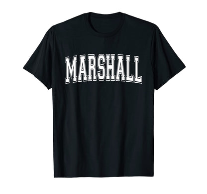 Marshall Mn Minnesota Usa Sports Varsity T-Shirt - Graphic Print Unisex - T-Shirt, Sweatshirt, Hoodie