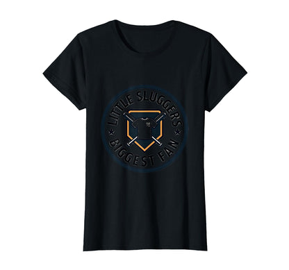 T Ball Mom Little Sluggers Biggest Fan T-Shirt - Minimalist Print Unisex - T-Shirt, Sweatshirt, Hoodie