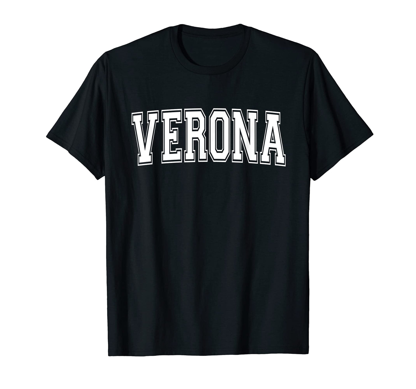 Verona Wi Wisconsin Usa Sports Varsity T-Shirt - Trendy Graphic Men Women - T-Shirt, Sweatshirt, Hoodie
