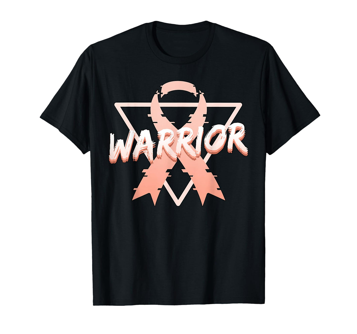 Uterine Cancer Awareness Warrior T-Shirt - Custom Art Print Unisex - T-Shirt, Sweatshirt, Hoodie