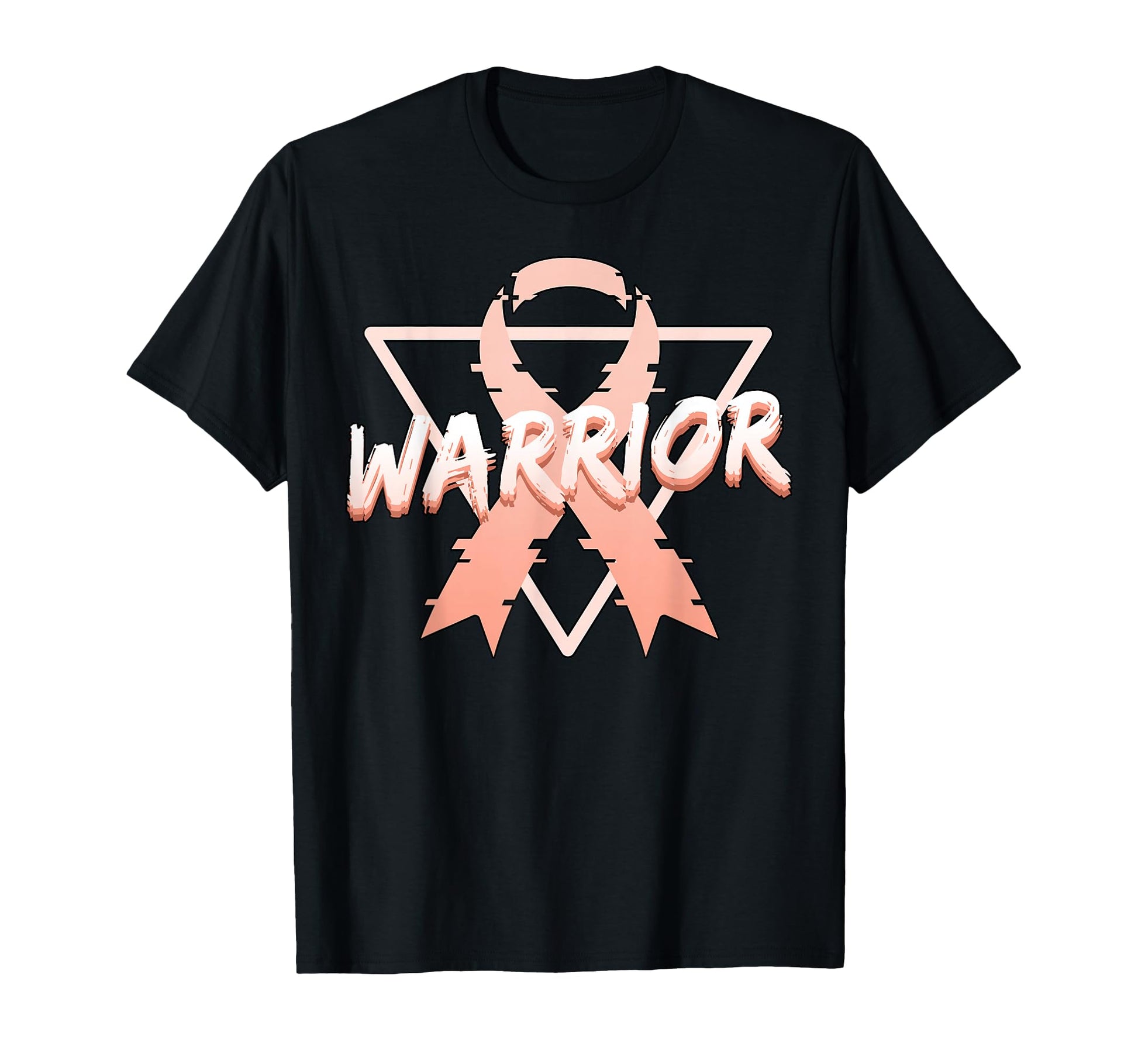 Uterine Cancer Awareness Warrior T-Shirt - Custom Art Print Unisex - T-Shirt, Sweatshirt, Hoodie