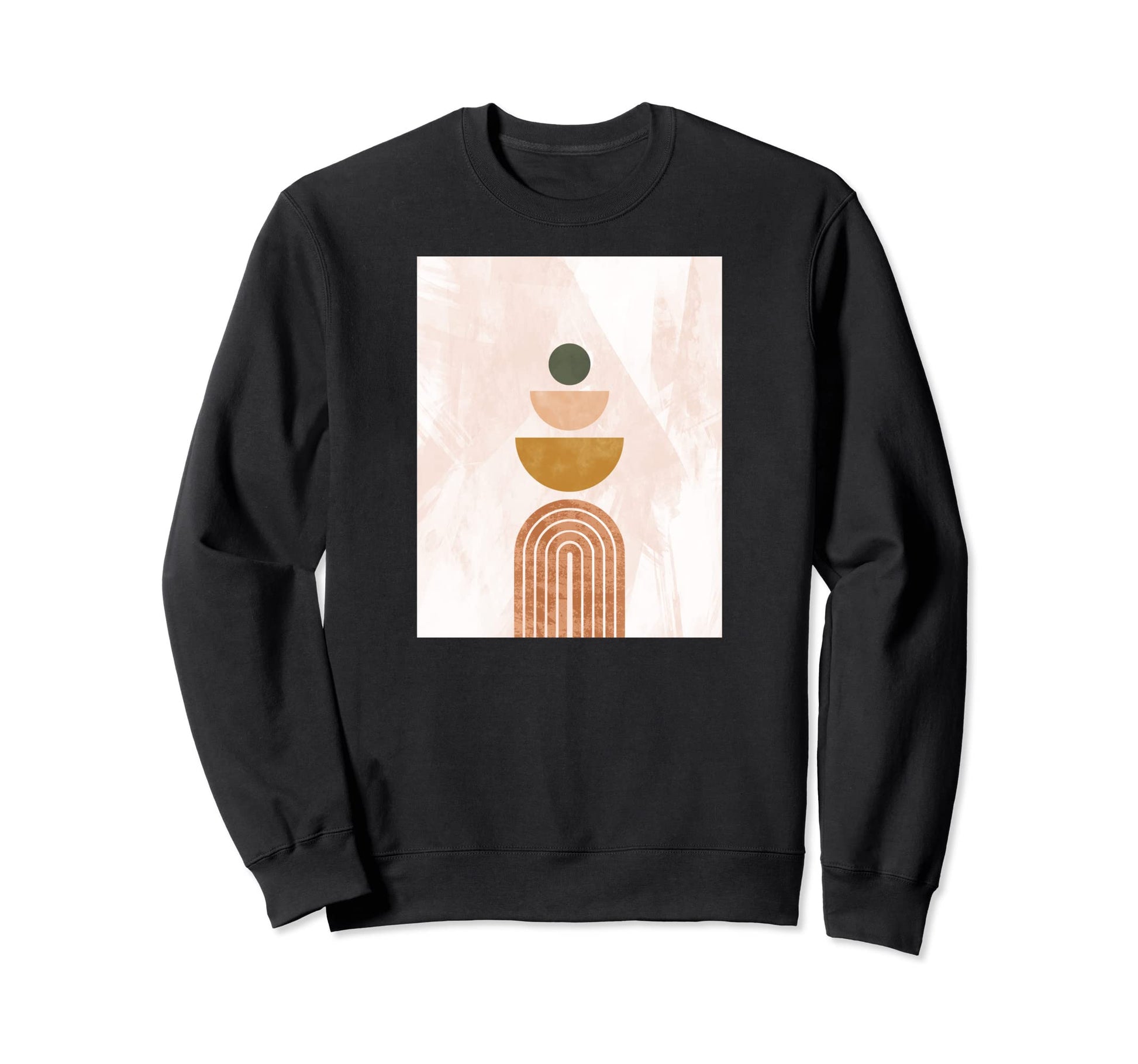 Abstract Boho Modern Geometric Sweatshirt - Novelty Apparel Unisex - T-Shirt, Sweatshirt, Hoodie