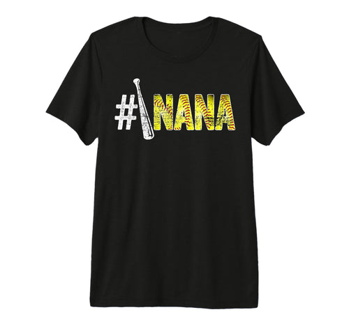 Niumber One Softball Nana Mothers Day T-Shirt - Unique Graphic Men Women - T-Shirt, Sweatshirt, Hoodie