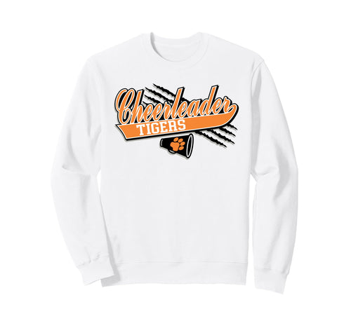 Tigers Cheerleader Cheer Mom Game Day Sweatshirt - Unique Graphic Unisex - T-Shirt, Sweatshirt, Hoodie