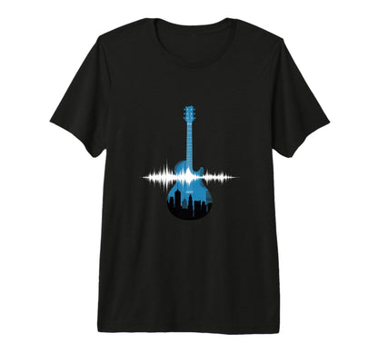 Guitar Sound Wave Musician Acoustic T-Shirt - Streetwear Style Unisex - T-Shirt, Sweatshirt, Hoodie