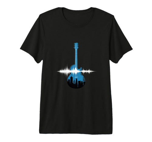 Guitar Sound Wave Musician Acoustic T-Shirt - Streetwear Style Unisex - T-Shirt, Sweatshirt, Hoodie