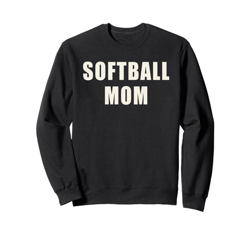 Softball Mom Fastpitch Sports Game Sweatshirt - Graphic Print Men Women - T-Shirt, Sweatshirt, Hoodie