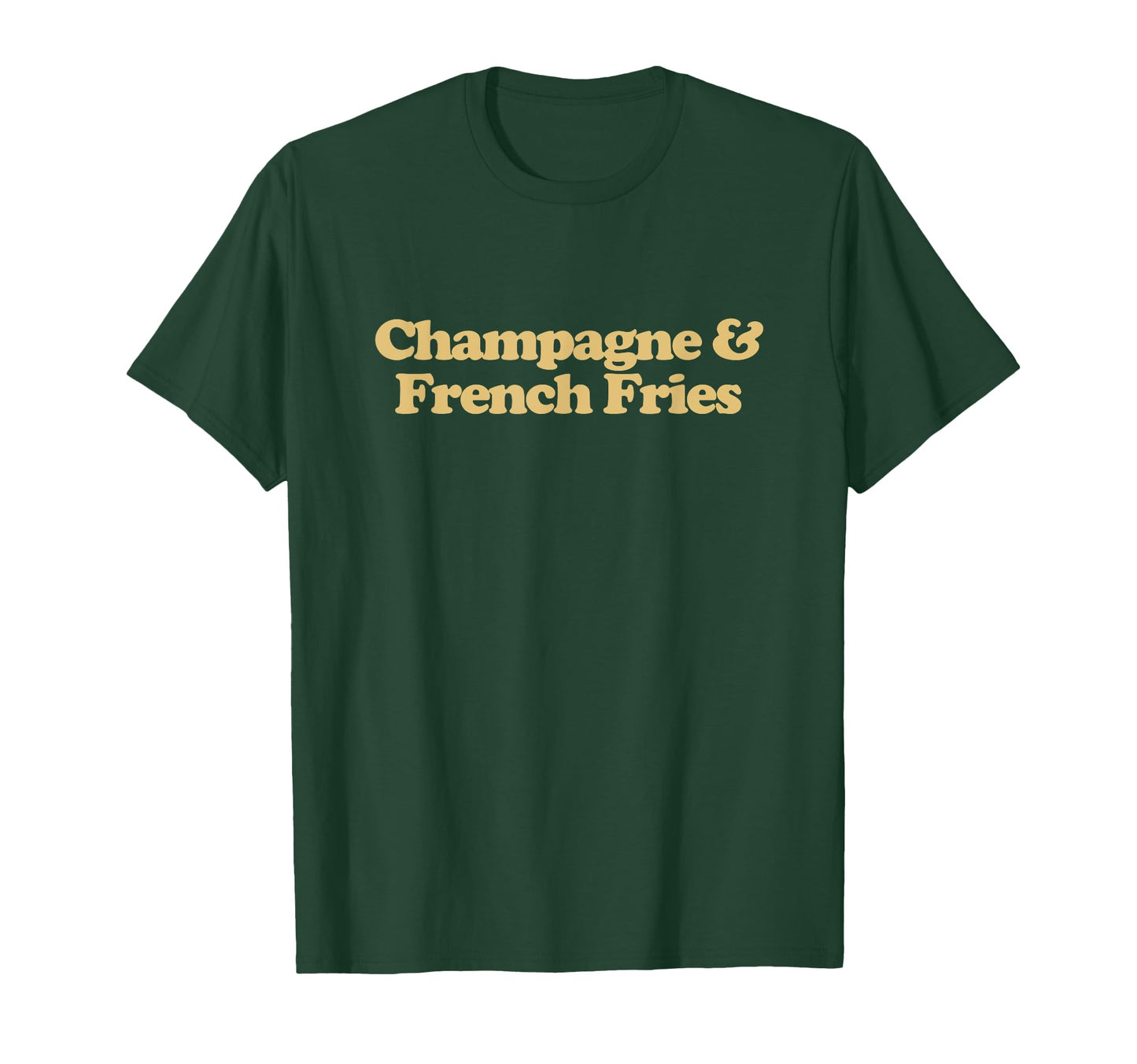 Champagne And French Fries Y2K T-Shirt - Casual Everyday Wear Unisex - T-Shirt, Sweatshirt, Hoodie