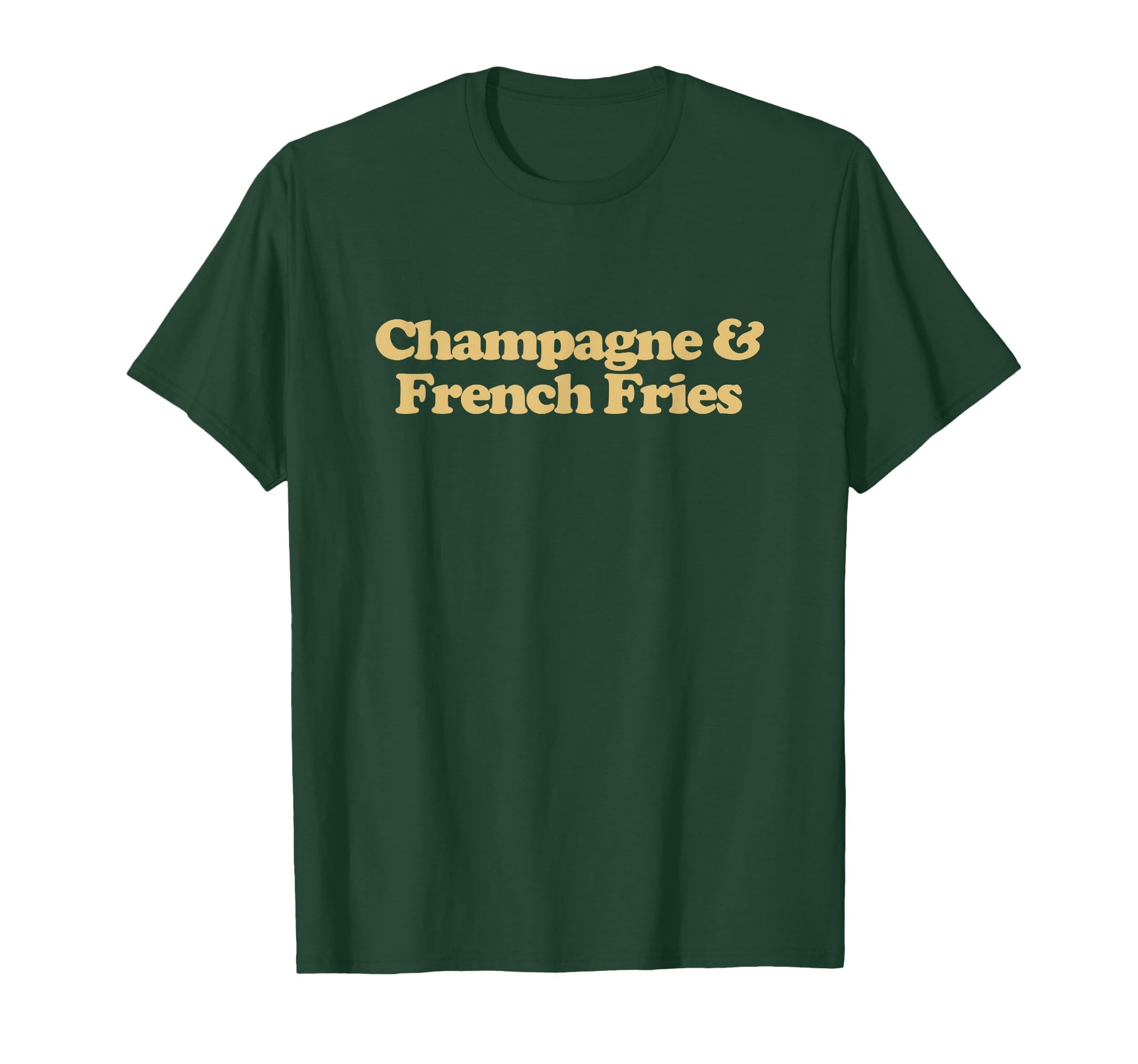Champagne And French Fries Y2K T-Shirt - Casual Everyday Wear Unisex - T-Shirt, Sweatshirt, Hoodie