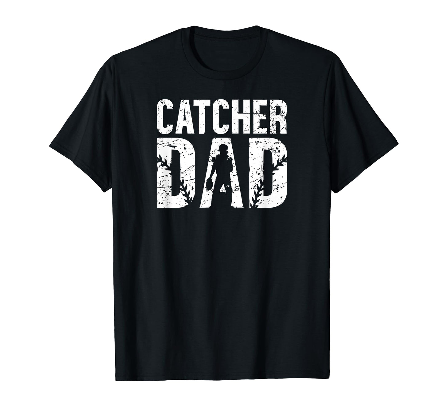Baseball Catcher Dad Proud T-Shirt - Fun Novelty Design for Adults - T-Shirt, Sweatshirt, Hoodie