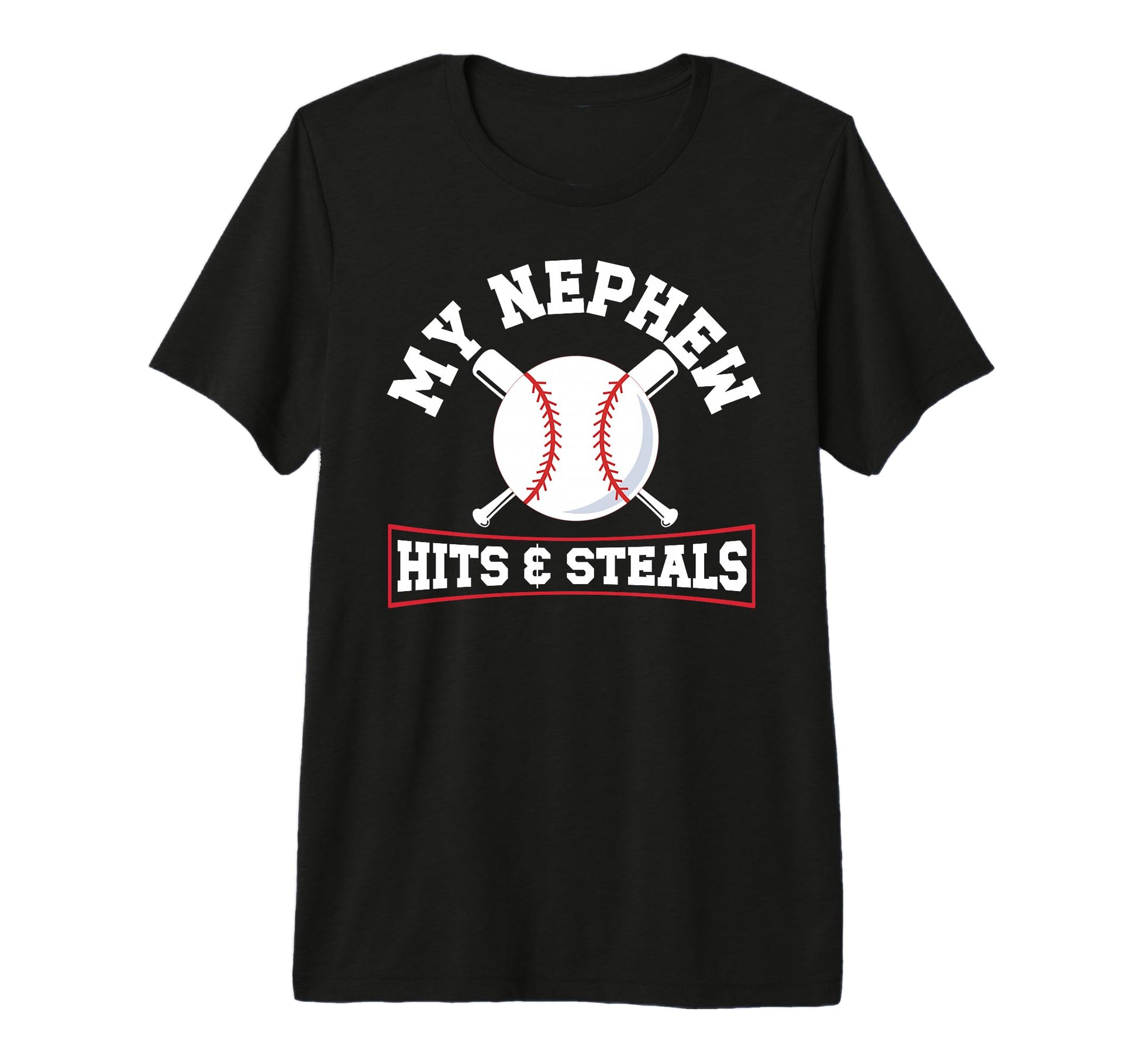 Mens My Nephew Baseball Uncle Baseball T-Shirt - Streetwear Style Unisex - T-Shirt, Sweatshirt, Hoodie