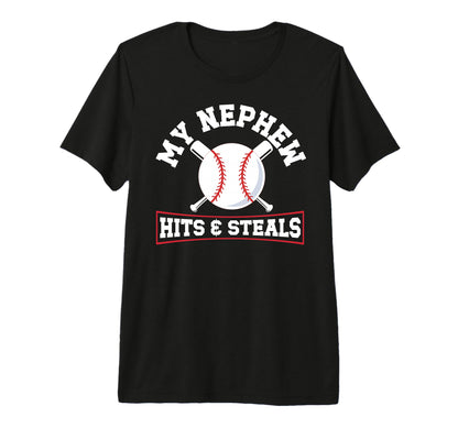 Mens My Nephew Baseball Uncle Baseball T-Shirt - Streetwear Style Unisex - T-Shirt, Sweatshirt, Hoodie