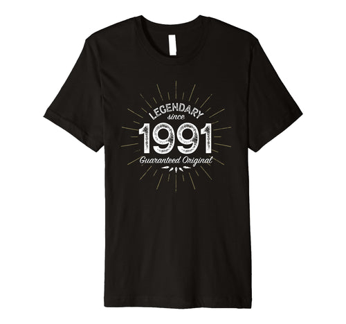 Legendary Since 1991 Birth Year T-Shirt - Custom Art Print Unisex - T-Shirt, Sweatshirt, Hoodie