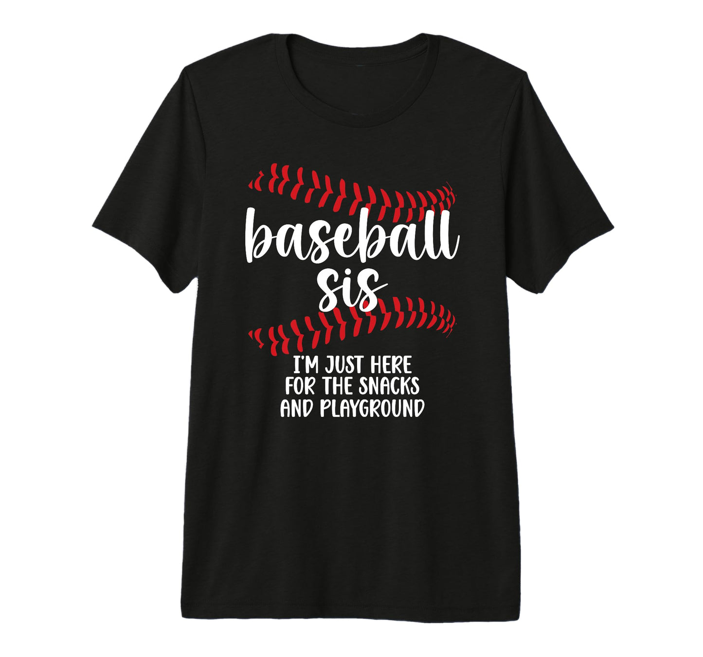 Baseball Sis Funny Baseball Sister T-Shirt - Minimalist Print Men Women - T-Shirt, Sweatshirt, Hoodie