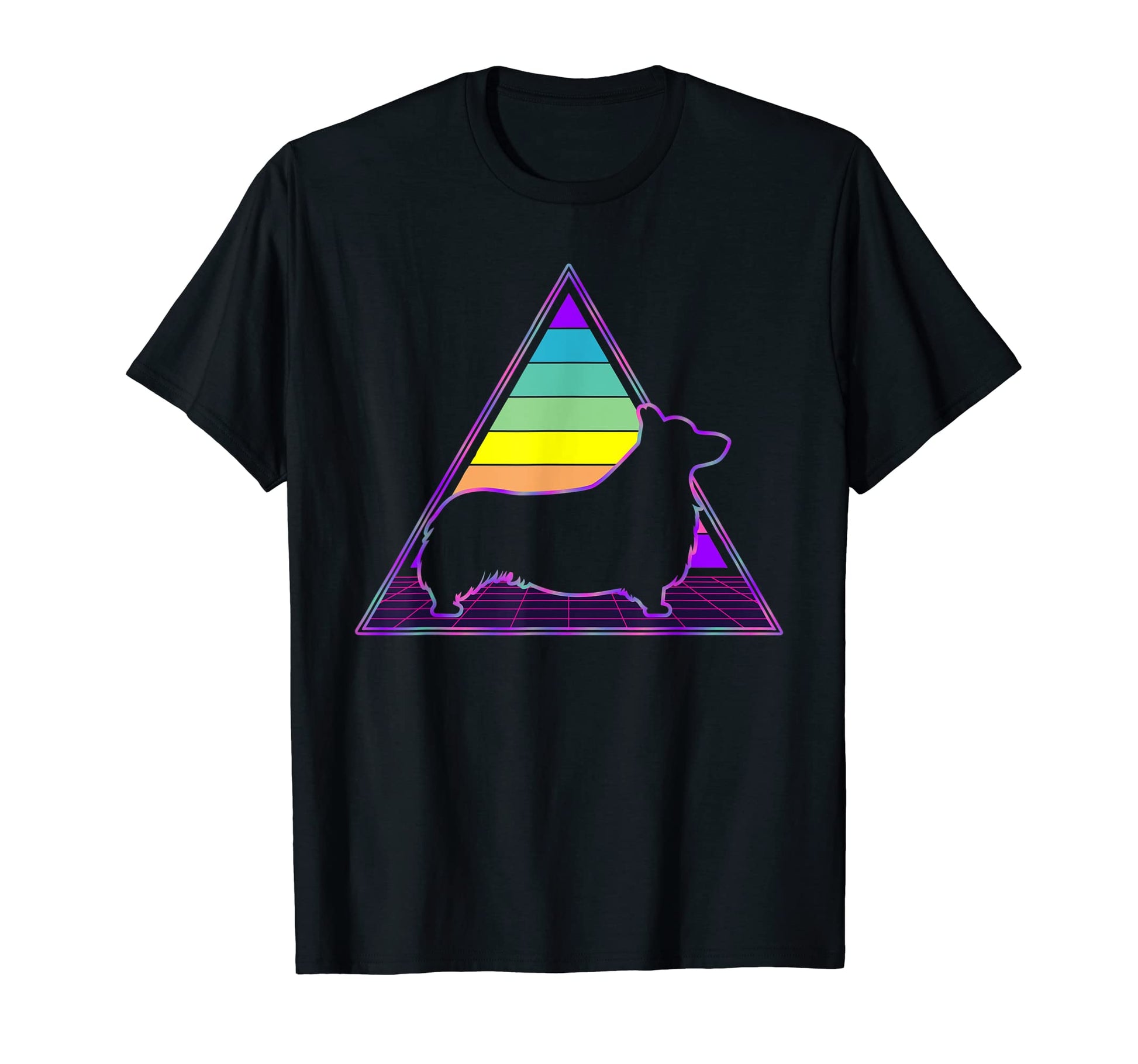 Vaporwave Aesthetic Pembroke Welsh T-Shirt - Unique Graphic for Adults - T-Shirt, Sweatshirt, Hoodie