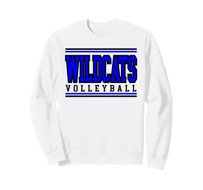 Wildcats Volleyball Mom Sports Sweatshirt - Custom Art Print for Adults - T-Shirt, Sweatshirt, Hoodie