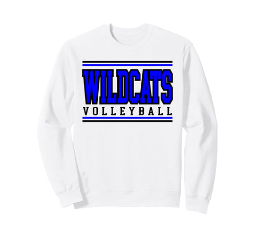 Wildcats Volleyball Mom Sports Sweatshirt - Custom Art Print for Adults - T-Shirt, Sweatshirt, Hoodie