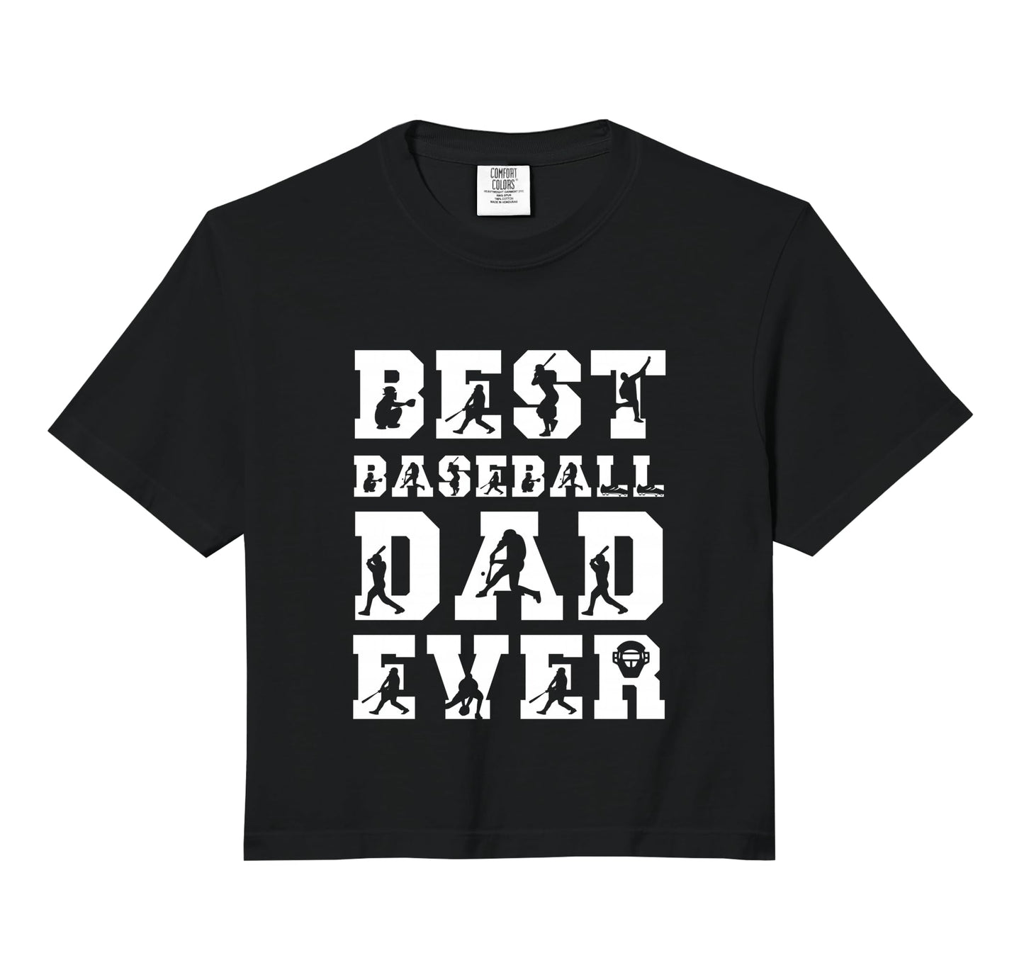 Best Baseball Dad Ever Fathers Day Papa Sweatshirt - Graphic Print Unisex - T-Shirt, Sweatshirt, Hoodie
