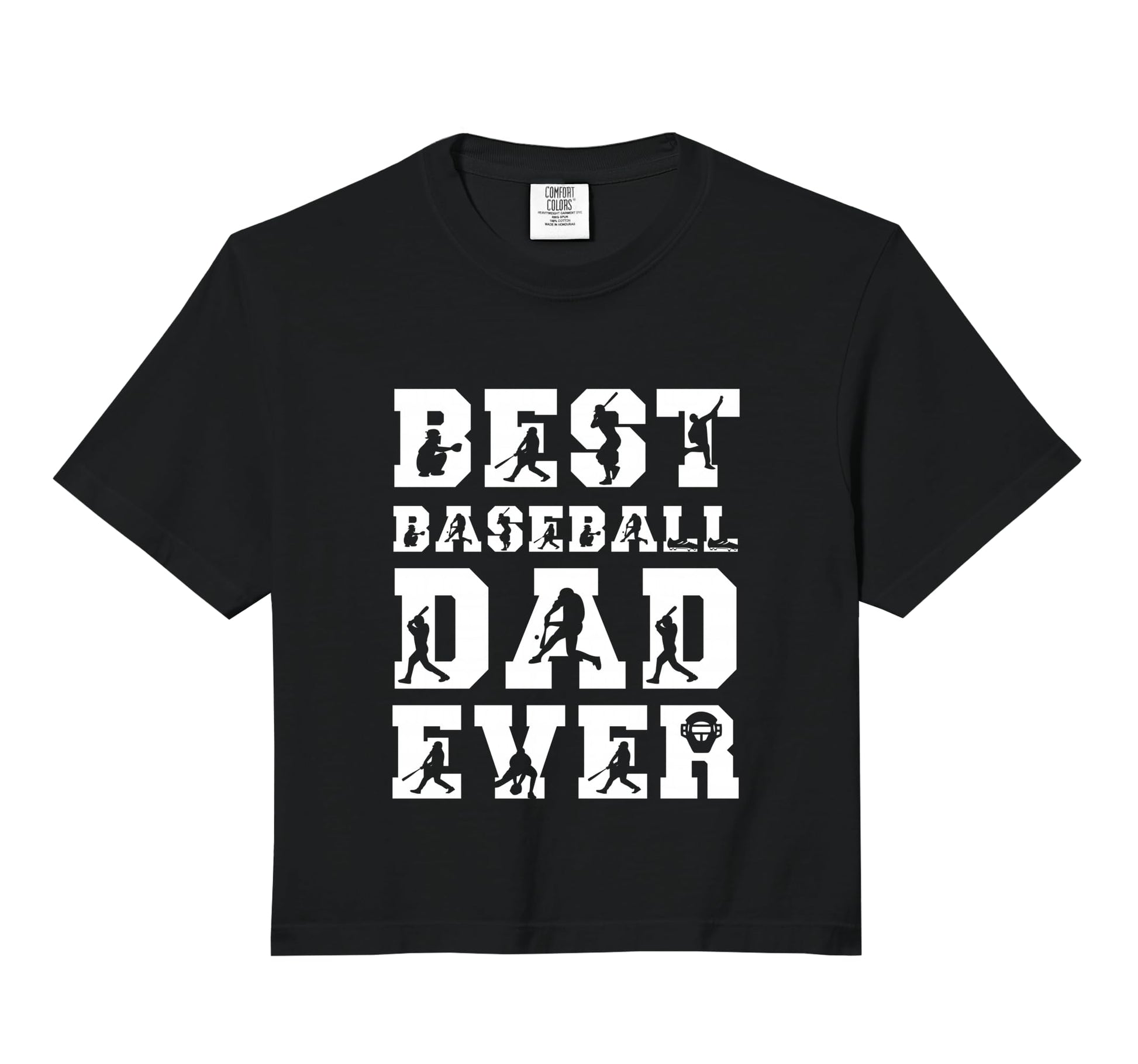 Best Baseball Dad Ever Fathers Day Papa Sweatshirt - Graphic Print Unisex - T-Shirt, Sweatshirt, Hoodie
