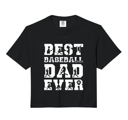 Best Baseball Dad Ever Fathers Day Papa Sweatshirt - Graphic Print Unisex - T-Shirt, Sweatshirt, Hoodie