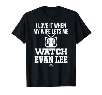 My Wife Lets Me Watch Evan Lee T-Shirt - Aesthetic Graphic for Adults - T-Shirt, Sweatshirt, Hoodie