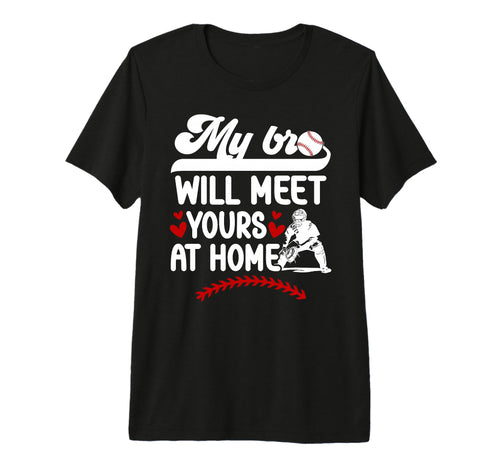 Baseball Catcher Sister Funny Sister T-Shirt - Graphic Print Men Women - T-Shirt, Sweatshirt, Hoodie