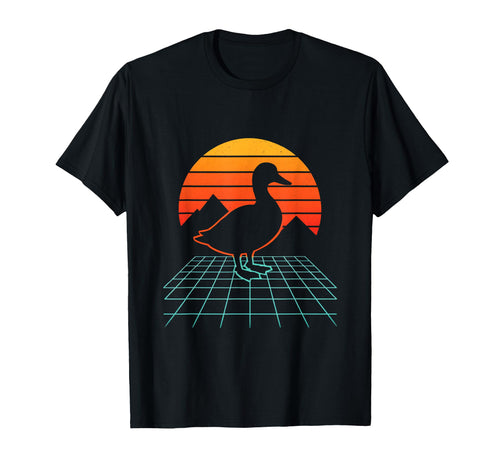 Sunset Silhouette Vaporwave 80S Aesthetic T-Shirt - Graphic Print Unisex - T-Shirt, Sweatshirt, Hoodie