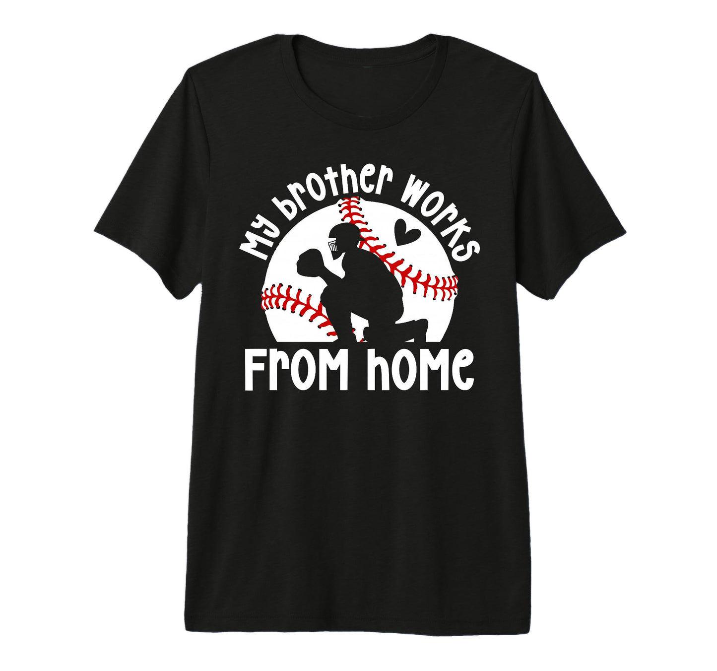 Baseball Catcher Sister Funny Baseball T-Shirt - Trendy Graphic for Adults - T-Shirt, Sweatshirt, Hoodie