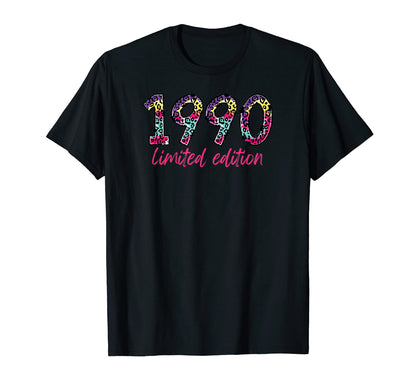 1990 Rainbow Leopard T-Shirt - Unique Graphic for Adults - T-Shirt, Sweatshirt, Hoodie