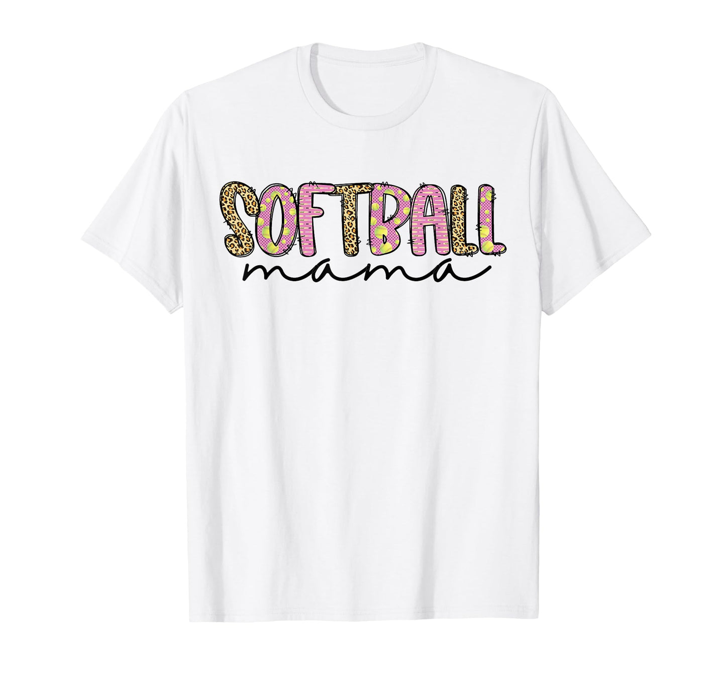Softball Mom Player Team Mama Sports T-Shirt - Minimalist Print Unisex - T-Shirt, Sweatshirt, Hoodie