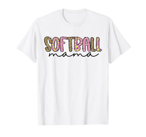 Softball Mom Player Team Mama Sports T-Shirt - Minimalist Print Unisex - T-Shirt, Sweatshirt, Hoodie