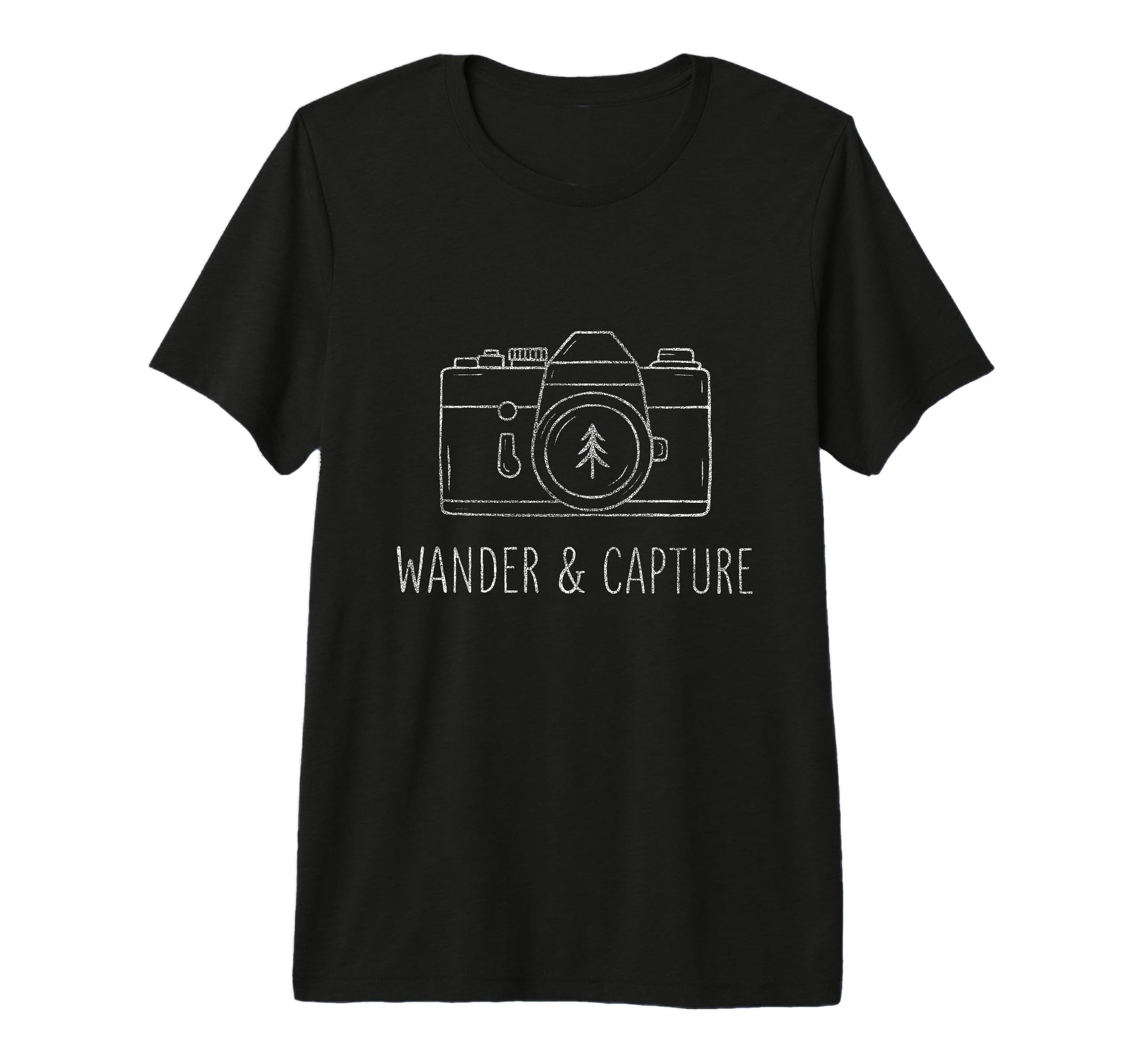 Wander Capture Camera Nature Photography T-Shirt - Unique Graphic Unisex - T-Shirt, Sweatshirt, Hoodie