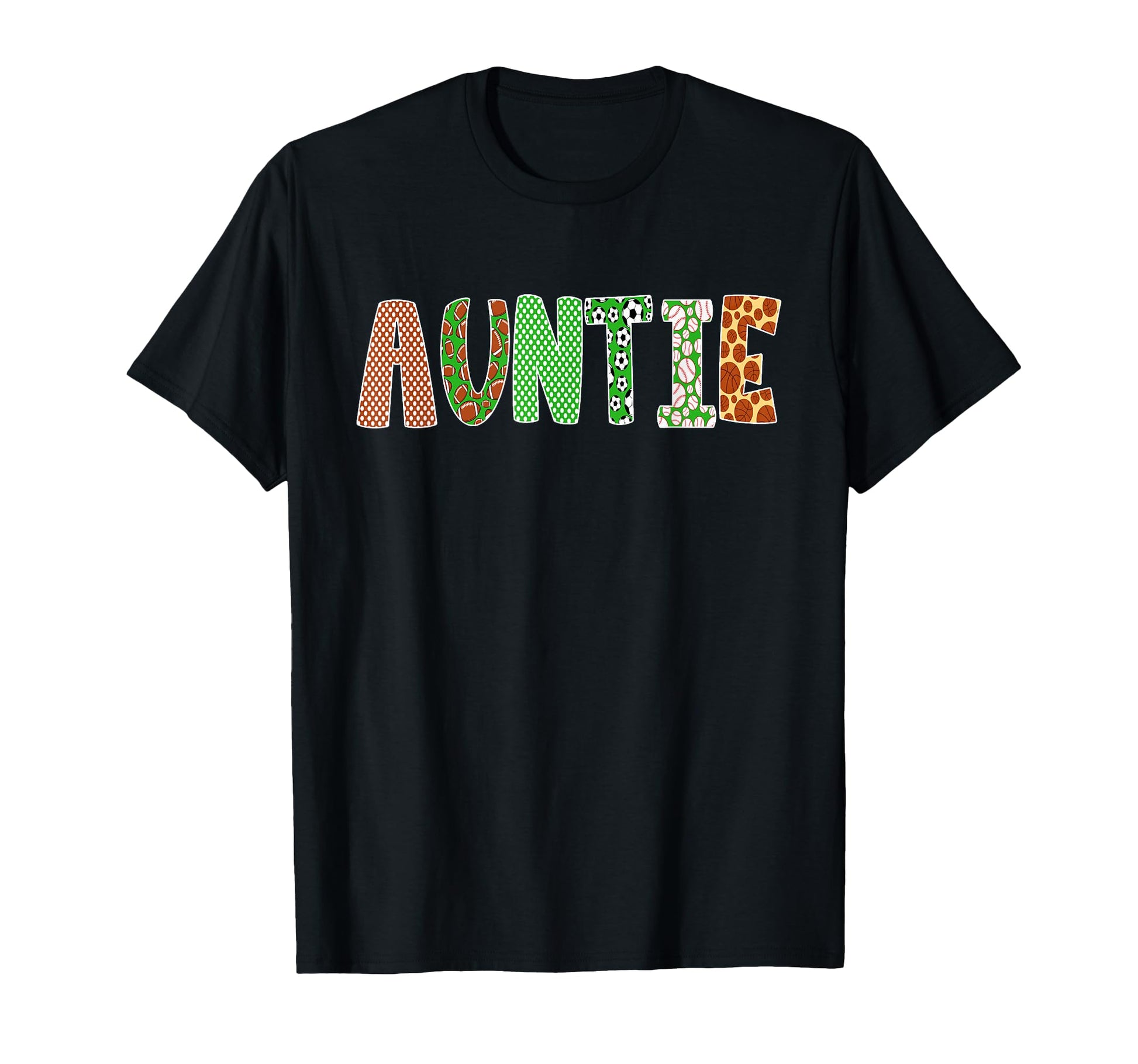 Sports Baller Aunt Auntie Birthday T-Shirt - Minimalist Print Men Women - T-Shirt, Sweatshirt, Hoodie