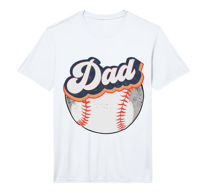 Mens Dad Baseball Softball Dads Life T-Shirt - Custom Art Print Unisex - T-Shirt, Sweatshirt, Hoodie