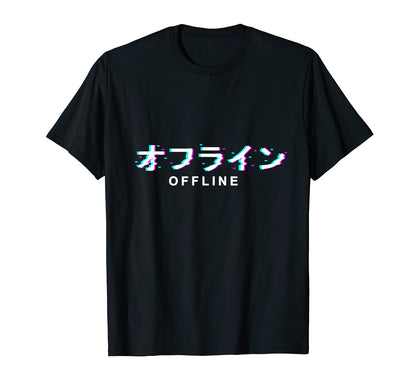 Japanese Offline Vaporwave Synthwave T-Shirt - Novelty Apparel Men Women - T-Shirt, Sweatshirt, Hoodie