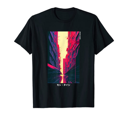 90S Synthwave Japanese Vaporwave Art T-Shirt - Streetwear Style Men Women - T-Shirt, Sweatshirt, Hoodie