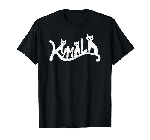 Kamala Cat Typography Distressed T-Shirt - Novelty Apparel Unisex - T-Shirt, Sweatshirt, Hoodie