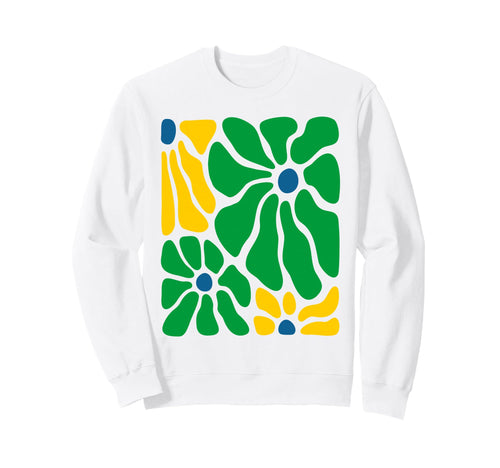 Brazilian Floral Boho Brazil Sweatshirt - Casual Everyday Wear Men Women - T-Shirt, Sweatshirt, Hoodie