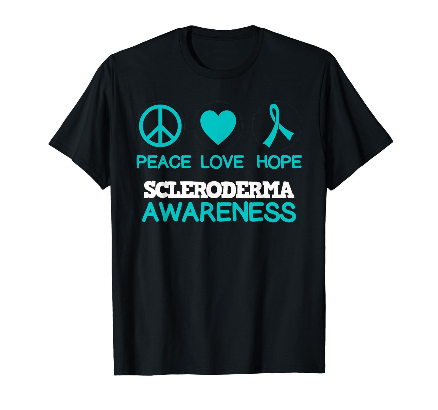 Scleroderma Awareness Ribbon Support T-Shirt - Trendy Graphic Men Women - T-Shirt, Sweatshirt, Hoodie