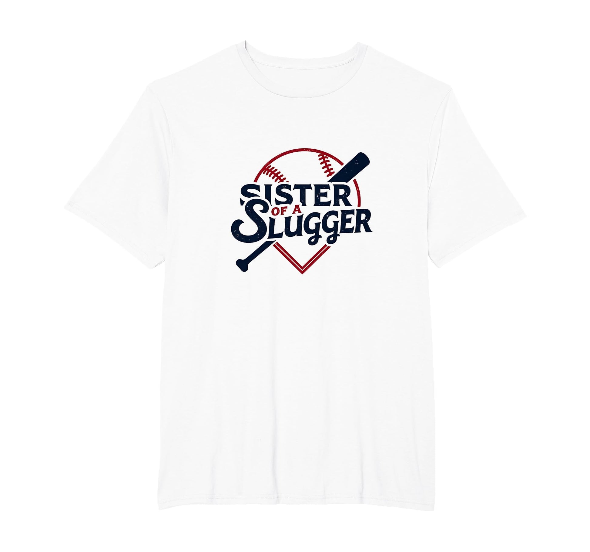 Baseball Sister Sister Slugger Sports T-Shirt - Custom Art Print Men Women - T-Shirt, Sweatshirt, Hoodie