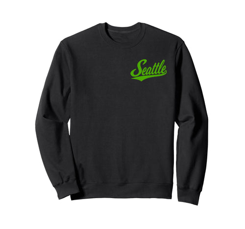 Seattle Washington Varsity Script Sweatshirt - Graphic Print Unisex - T-Shirt, Sweatshirt, Hoodie