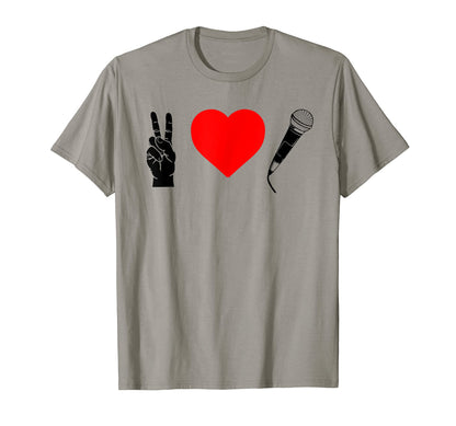 Peace Love Hip Hop Old School Rap T-Shirt - Unique Graphic for Adults - T-Shirt, Sweatshirt, Hoodie