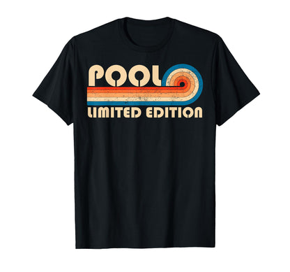 Pool 70S 80S Sunset Stripe T-Shirt - Minimalist Print for Adults - T-Shirt, Sweatshirt, Hoodie