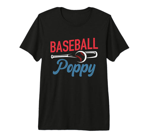 Mens Baseball Poppy Life Happy T-Shirt - Minimalist Print Men Women - T-Shirt, Sweatshirt, Hoodie