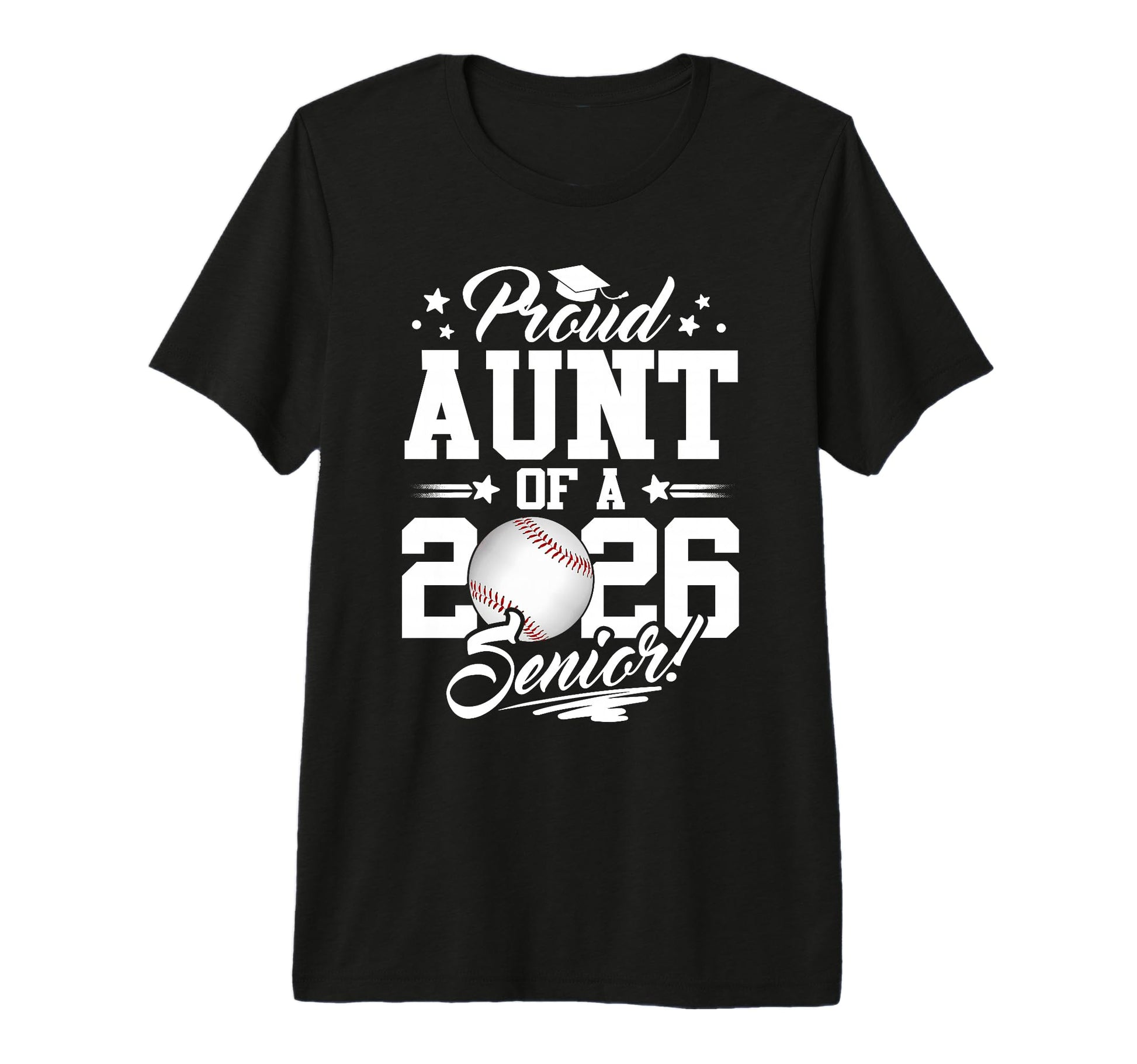 Proud Aunt 2026 Senior Graduate T-Shirt - Casual Everyday Wear for Adults - T-Shirt, Sweatshirt, Hoodie